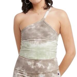 NWT Champion Women’s Unity Tie Dye Everyday Asymmetrical Crop Top Size Medium